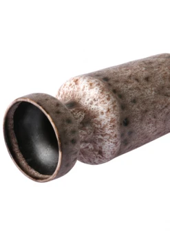 HKliving Lava Brown Ceramic Vase