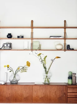 HKliving Hk Objects: Clear Low Glass Cloud Vase