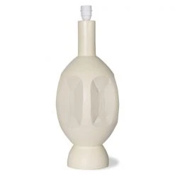 HKliving Boho Lamp Base | Sand/Cream