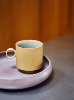 HKliving Bold & Basic Ceramics Purple Deep Plate