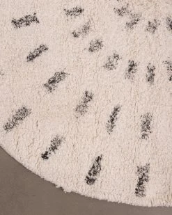 HKliving Round Bath Mat Swirl 80cm