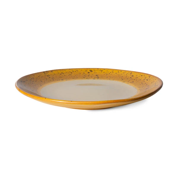 HKliving 70s Ceramics: Side Plates Autumn (Set of 2) 4 HKliving 70s Ceramics: Side Plates Autumn (Set of 2)