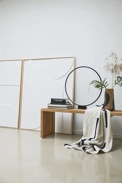 HKliving | Soft Woven Throw (130x170) - White 8 HKliving | Soft Woven Throw (130x170) - White