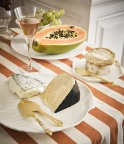 HKliving Set of 3 Gold Cheese Knives