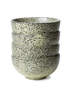 HKliving Gradient Ceramics Bowl In Green