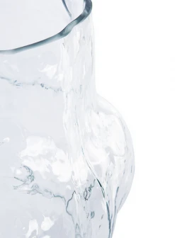 HKliving Objects Clear High Glass Cloud Vase