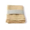 HKliving Soft Yellow Linen Napkin Set Of 2