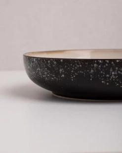 HKliving Beige Galaxy 70s Ceramic Salad Bowl