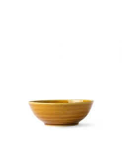 HKliving Kyoto Ceramics Japanese Soup Bowl In Brown