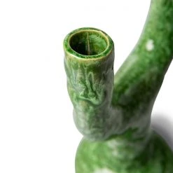 HKliving The Emeralds Ceramic Candle Holder - Large