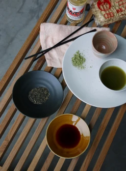 HKliving Kyoto Ceramics Japanese Small Plate In Brown