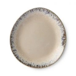 HKliving 70s ceramics: side plates, bark (set of 2)