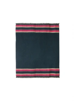 HKliving Doris Fluffy Throw In Blue