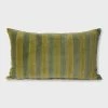 HKliving Striped Velvet Cushion