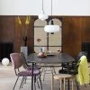 HKliving Large White Glass Ball Lamp