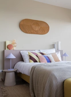 HKliving Ceramic Shell Vase In Brown