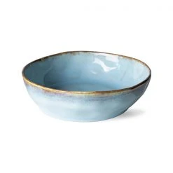 HKliving 70s Ceramics: Pasta Bowls Lagune (Set of 2)
