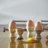 HKliving Egg Cups 70's Ceramics Set Of 4