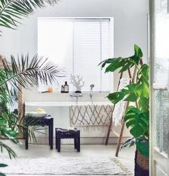 HKliving Large Berber Tufted Cotton Non Slip Mat Rug