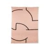 HKliving Soft Woven Throw 130 X 170 Nude