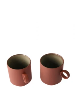 HKliving Bold Basics Coffee Mug In Terra From
