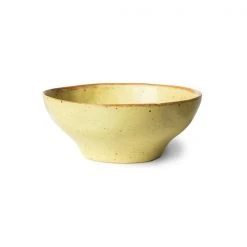 HKliving Speckled Assorted Eggshell Glazed Bowls