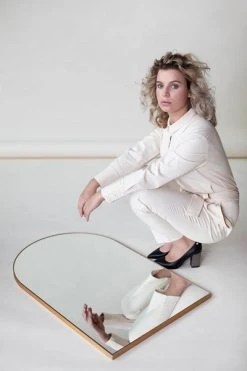 HKliving Brass Arch Mirror