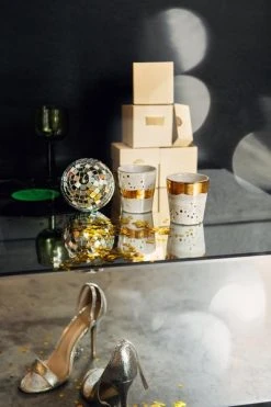 HKliving Ceramic 70s Mugs Christmas Special 2021