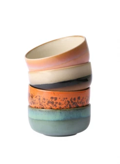 HKliving Ceramic 70s Tornado Dessert Bowl