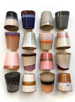 HKliving Ceramic 70s Beaker In Sunset