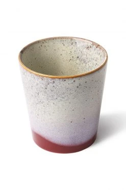 HKliving 180ml Frost White 70s Ceramics Mug