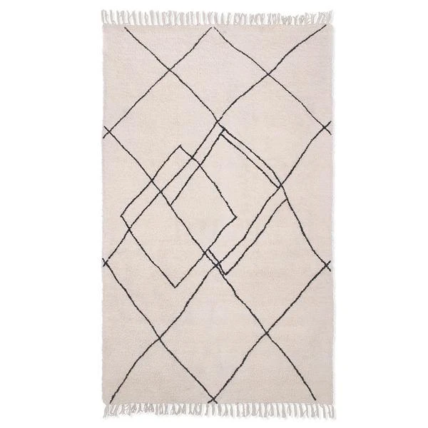 HKliving Handwoven Zigzag Rug 150 X 240 cm 3 HKliving Handwoven Zigzag Rug 150 X 240 cm