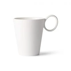 HKliving White Bone China Mug