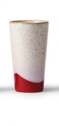 HKliving Ceramic 70 S Latte Mug Frost