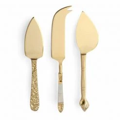 HKliving Cheese Knives | Gold | Set of 3