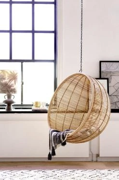 HKliving Stoneware Lamp Base Charcoal