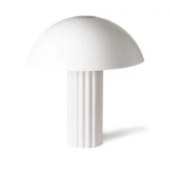 HKliving Acrylic Cupola Table Lamp White