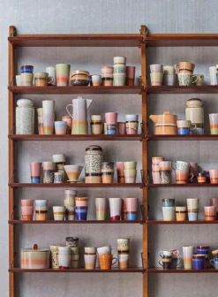 HKliving Ceramic 70s Beaker In Mars