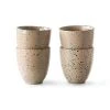 HKliving Gradient Ceramics: Mug Taupe (Set of 4)