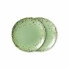 HKliving Dessert Plate | Kiwi | Set of 2