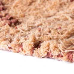 HKliving Hand Woven Cotton Runner Peach/mocha (70x200cm)