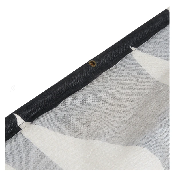 HKliving Abstract Fabric Wall Hanging | Black & White 4 HKliving Abstract Fabric Wall Hanging | Black & White