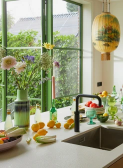 HKliving The Emeralds: Ceramic Vase Green