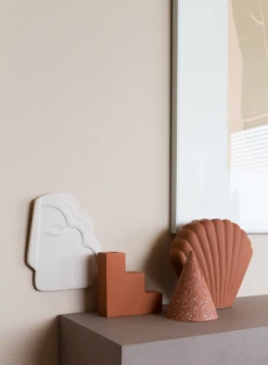 HKliving Terrazzo Terra Cone Photo Stand