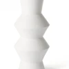 HKliving Speckled Clay Angular Vase | Large 1 HKliving Speckled Clay Angular Vase | Large