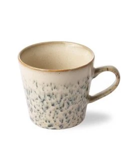 HKliving Ceramic 70 S Cappuccino Mug Hail 4 HKliving Ceramic 70 S Cappuccino Mug Hail