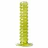 HKliving The Emeralds: Lime Green Glass Candle Holder Large