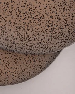HKliving Gradient Ceramics Dinner Plate Taupe Set Of 2