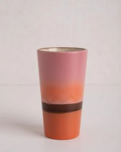 HKliving Ceramic 70 S Latte Set Of 4