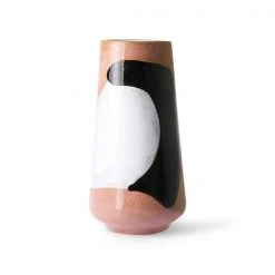 HKliving Tall Hand Painted Abstract Flower Vase 6 HKliving Tall Hand Painted Abstract Flower Vase